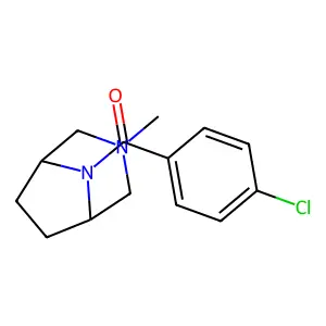 3,8-Diazabicyclo(3.2.1)octane, 8-(p-chlorobenzoyl)-3-methyl- structure