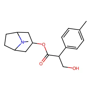 3-Tropanyl 4'-methyltropate structure