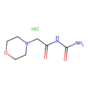 Urea, (morpholinoacetyl)-, hydrochloride structure