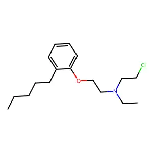 Triethylamine, 2-chloro-2'-(o-pentylphenoxy)- structure