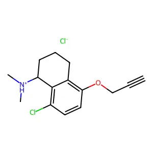 C15H18ClNO.ClH structure
