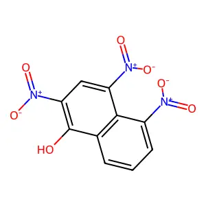 1-Naphthol, 2,4,5-trinitro- structure