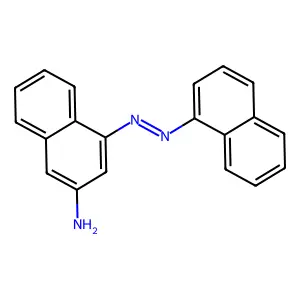 4-(1-Naphthylazo)-2-naphthylamine structure