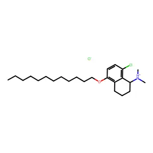 C24H40ClNO.ClH structure