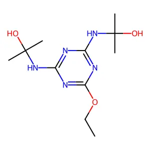 2-Ethoxy-4,6-di-(monoisopropanolamino)-s-triazine structure