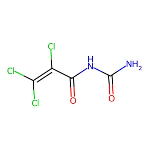 2-Propenamide, N-(aminocarbonyl)-2,3,3-trichloro- structure