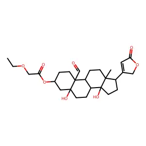Ethoxyacetyl-k-strophanthidine structure