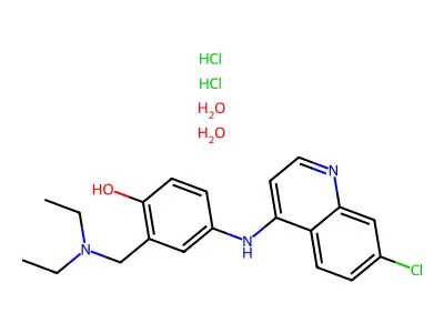 Amodiaquine Hydrochloride structure