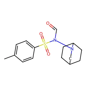 Formamide, N-2-azabicyclo(2.2.2)oct-2-yl-N-((4-methylphenyl)sulfonyl)- structure