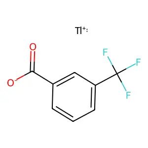 m-Toluic acid, alpha,alpha,alpha-trifluoro-, thallium salt structure