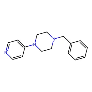 Piperazine, 1-benzyl-4-(4-pyridyl)- structure