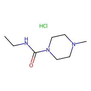 1-Piperazinecarboxamide, N-ethyl-4-methyl-, hydrochloride structure