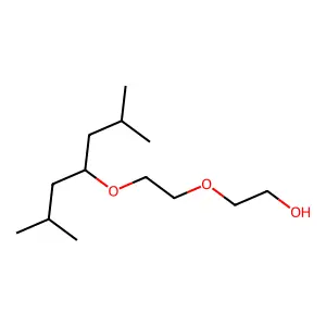 Ethanol, 2-(2-(1-isobutyl-3-methylbutoxy)ethoxy)- structure