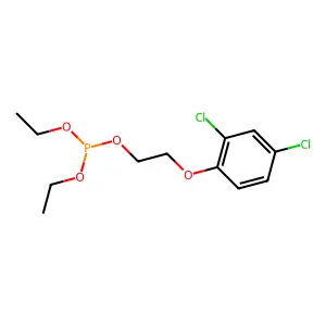 2-(2,4-Dichlorophenoxy)ethyl diethyl phosphite structure