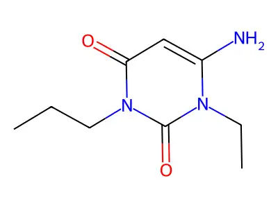 6-Amino-1-ethyl-3-propyl-2,4(1H,3H)-pyrimidinedione structure