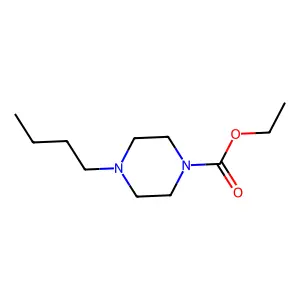 Ethyl 4-butylpiperazine-1-carboxylate structure