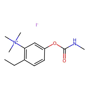 Ammonium, ((5-hydroxy-2-ethyl)phenyl)trimethyl-, iodide, methylcarbamate structure