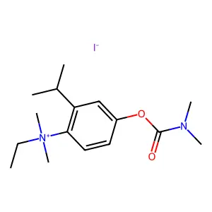 Ammonium, (4-hydroxy-o-cumenyl)dimethylethyl-, iodide, dimethylcarbamate structure