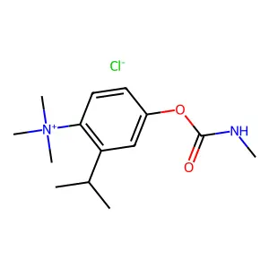 Ammonium, (4-hydroxy-o-cumenyl)trimethyl-, chloride, methylcarbamate structure