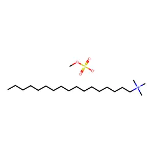 1-Heptadecanaminium, N,N,N-trimethyl-, methyl sulfate (1:1) structure