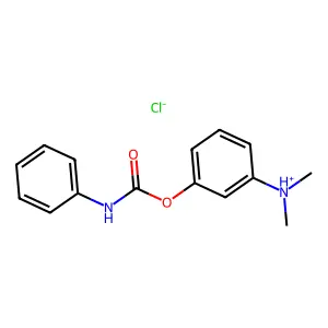 3-(Dimethylamino)phenyl hydrogen phenylcarbonimidate--hydrogen chloride (1/1) structure