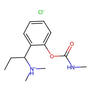 Carbamic acid, methyl-, 2-(1-(dimethylamino)propyl)phenyl ester, hydrochloride structure