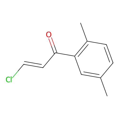 3-Chloro-1-(2,5-dimethylphenyl)prop-2-en-1-one structure