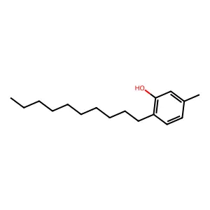 2-Decyl-5-methylphenol structure