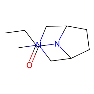 3,8-Diazabicyclo(3.2.1)octane, 3-methyl-8-propionyl- structure