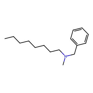 Benzylamine, N-methyl-N-octyl- structure
