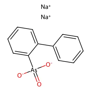 arsonic acid, (1,1'-biphenyl)-2-yl-, disodium salt structure