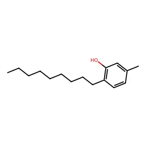 m-Cresol, 6-nonyl- structure
