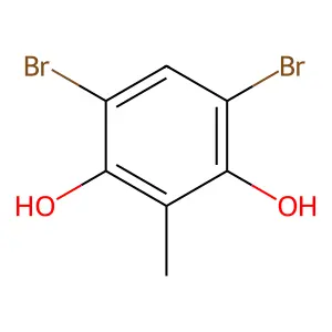 Resorcinol, 4,6-dibromo-2-methyl- structure