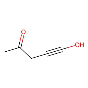 4-Pentyn-2-one, 5-hydroxy- structure