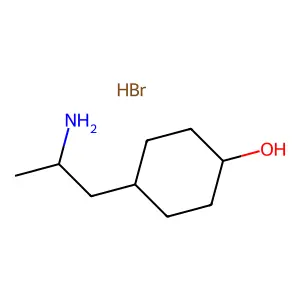 4-(2-Aminopropyl)cyclohexan-1-ol--hydrogen bromide (1/1) structure