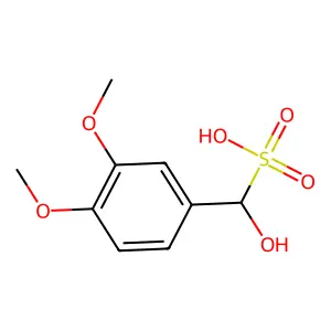 (3,4-Dimethoxyphenyl)-hydroxymethanesulfonic acid structure