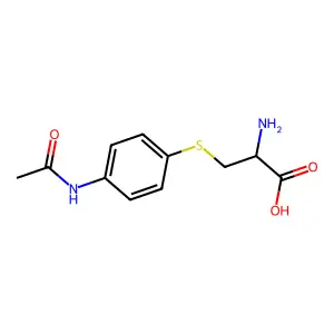 Acetaminophen-cysteine structure