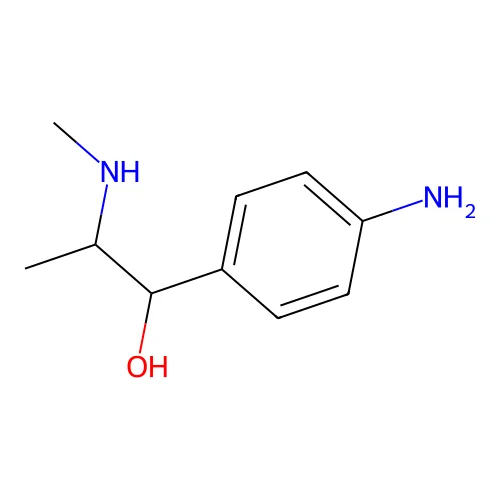 1-(4-Aminophenyl)-2-(methylamino)propan-1-ol structure