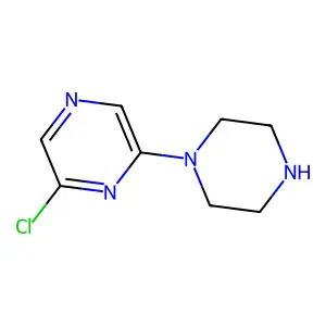 2-Chloro-6-(1-piperazinyl)pyrazine structure