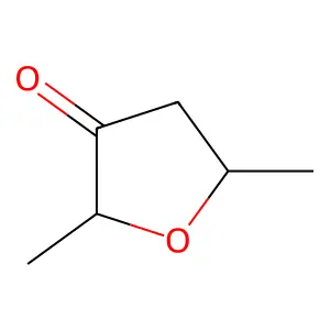 Dihydro-2,5-dimethylfuran-3(2H)-one structure