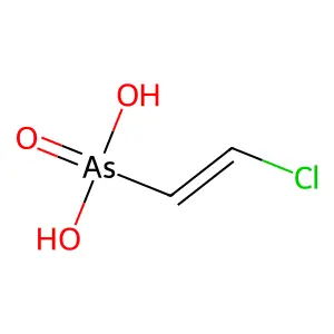 (2-Chlorovinyl)arsonic acid structure
