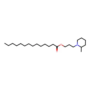 3-(2-Methylpiperidin-1-yl)propyl tetradecanoate structure