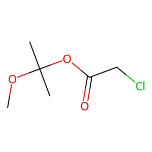 Acetic acid, chloro-, 1-methoxyisopropyl ester structure