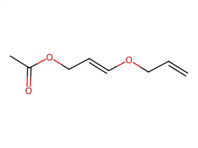 Acetic acid 3-allyloxyallyl ester structure
