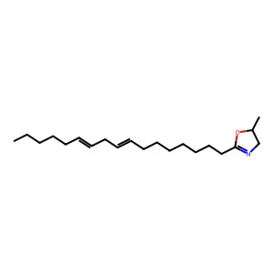 2-Oxazoline, 2-(8,11-heptadecadienyl)-5-methyl- structure