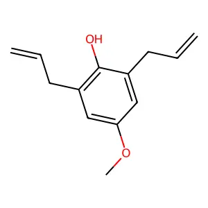 Phenol, 2,6-diallyl-4-methoxy- structure