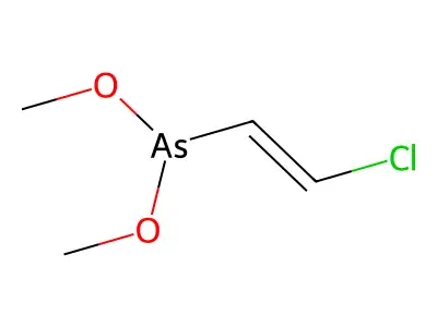 (2-Chlorovinyl)dimethoxyarsine structure