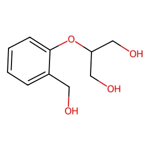 1,2-Propanediol, 3-(o-(hydroxymethyl)phenoxy)- structure
