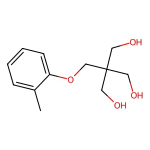 1,3-Propanediol, 2-hydroxymethyl-2-(o-tolyloxymethyl)- structure