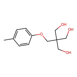 1,3-Propanediol, 2-hydroxymethyl-2-(p-tolyloxymethyl)- structure